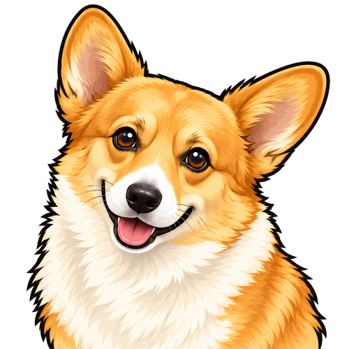 Nala, the Culture Customs shop corgi
